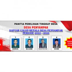 Penyerahan Berkas Bakal Calon Kepala Desa Penyampak